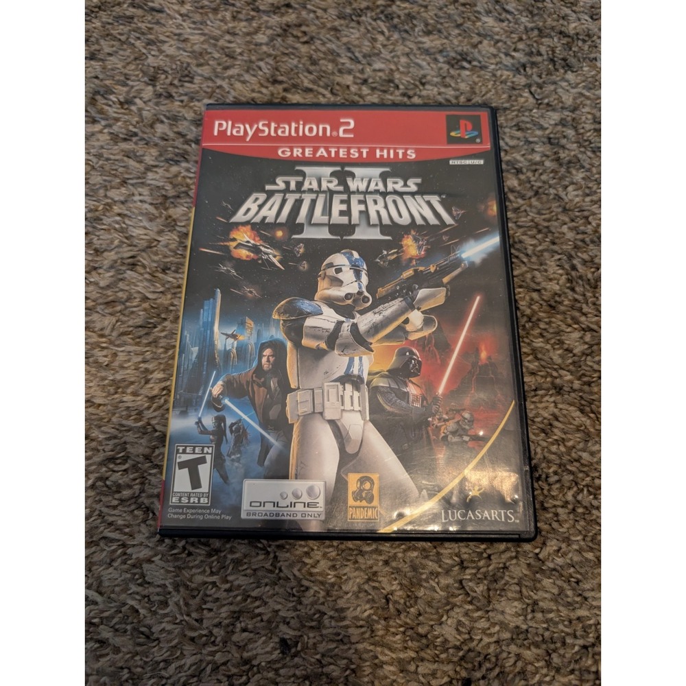 Star Wars Battlefront 2 Greatest Hits PS2 PlayStation 2 CIB